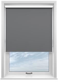 Rimini (FR Blackout), Lupa Grey - Twist&Fit Roller Blind